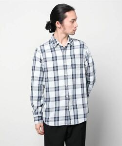 「REMI RELIEF」 長袖シャツ SMALL サックスブルー メンズ