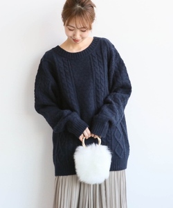 「Spick & Span」 長袖ニット FREE ブルー レディース