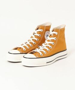 「CONVERSE」 ハイカットスニーカー 24.5cm マスタード レディース