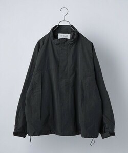 「HINSON」 ジップアップブルゾン MEDIUM ブラック メンズ