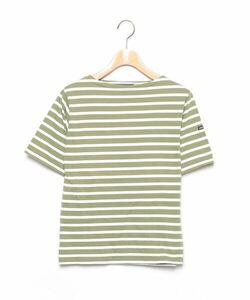 「SAINT JAMES」 ボーダー柄半袖Tシャツ XX-SMALL グリーン レディース