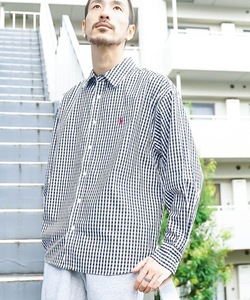 「U.S. POLO ASSN.」 長袖シャツ MEDIUM ブラック メンズ