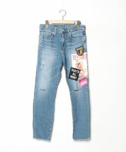 「HYSTERIC GLAMOUR」 ダメージ加工デニムパンツ 28inch ブルー メンズ