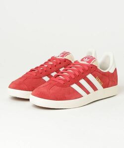 「adidas」 ローカットスニーカー 24.5cm レッド メンズ