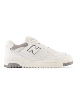 「New Balance」 ローカットスニーカー 23.5cm ホワイト×グレー メンズ