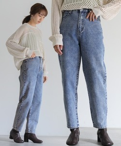 「select MOCA」 加工デニムパンツ SMALL ブルー レディース