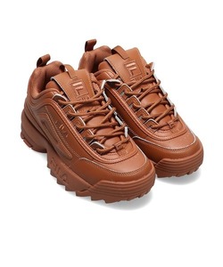 「FILA」 ローカットスニーカー 23.0cm ブラウン レディース