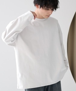 「MONO-MART」 長袖Tシャツ L ホワイト メンズ