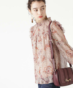 「JILL STUART」 7分袖ブラウス SMALL ベージュ レディース