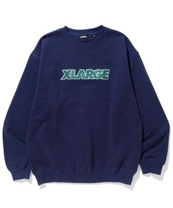 「XLARGE」 スウェットカットソー L ネイビー メンズ