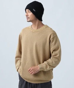 「BAYFLOW」 長袖ニット LARGE イエロー メンズ