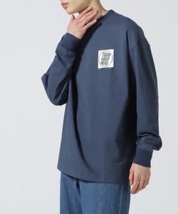 「ADANS」 長袖Tシャツ F ネイビー メンズ