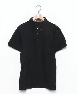 「FRED PERRY」 半袖ポロシャツ X-LARGE ブラック メンズ