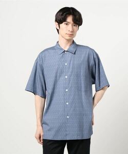 「Steven Alan」 半袖シャツ L コバルトブルー メンズ