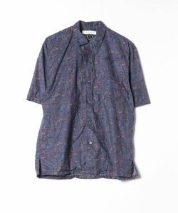 「green label relaxing」 半袖シャツ MEDIUM ブルー メンズ