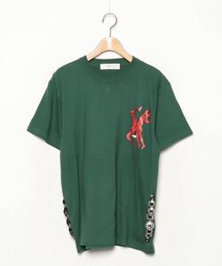 「TOGA VIRILIS」 半袖Tシャツ 44 グリーン メンズ