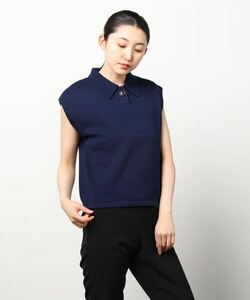 「Steven Alan」 半袖ニット FREE ネイビー レディース