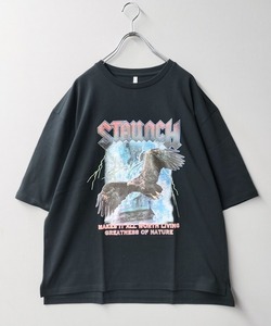 「Starting Over」 「HALHAM」半袖Tシャツ X-LARGE ブラック系その他2 メンズ