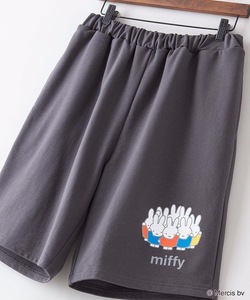 「Miffy」 ハーフパンツ LARGE スミクロ メンズ