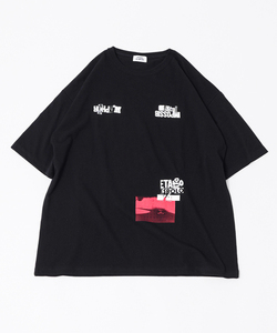 「417 EDIFICE」 半袖Tシャツ X-LARGE ブラック メンズ