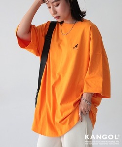 「antiqua」 「treecafe」半袖Tシャツ X-LARGE オレンジ レディース