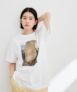 「ADAM ET ROPE'」 半袖Tシャツ M ホワイト レディース