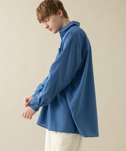 「SENSE OF PLACE by URBAN RESEARCH」 長袖シャツ MEDIUM ロイヤルブルー メンズ