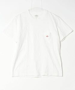 「DANTON」 刺繍半袖Tシャツ「B:MING LIFE STORE by BEAMSコラボ」 34 ホワイト レディース