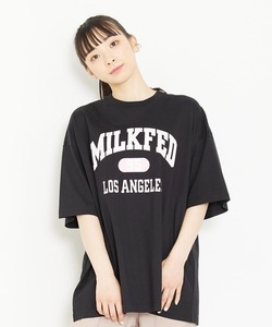 「MILKFED.」 半袖Tシャツ ONE SIZE ブラック レディース