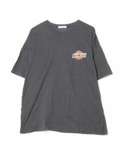 「CANAL JEAN」 半袖Tシャツ ONE SIZE チャコールグレー レディース