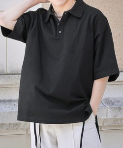 「Nilway」 半袖ポロシャツ LARGE ブラック メンズ