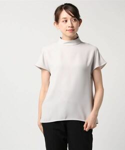 「Demi-Luxe BEAMS」 半袖ブラウス 38 グレー レディース