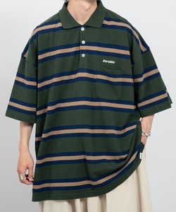 「Perushu」 半袖ポロシャツ X-LARGE グリーン メンズ