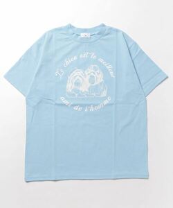 「merry jenny」 半袖Tシャツ FREE ブルー レディース