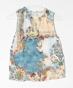 「Desigual」 ノースリーブトップス X-SMALL ベージュ レディース