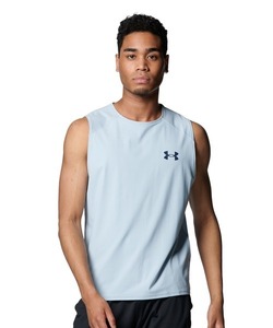 「UNDER ARMOUR」 ノースリーブトップス X-LARGE ブルー メンズ