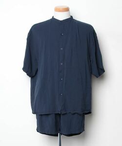 「LIL VENDARS」 「SPU」半袖シャツ L ネイビー メンズ