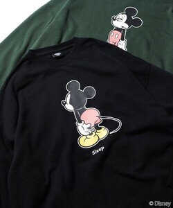 「FREAK'S STORE」 スウェットカットソー「Disneyコラボ」 LARGE ブラック メンズ