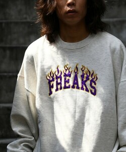 「FREAK'S STORE」 スウェットカットソー LARGE グレー メンズ