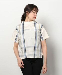 「BEAMS BOY」 半袖ブラウス ONE SIZE オフホワイト レディース