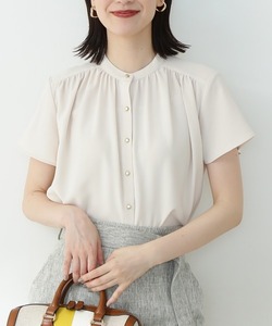 「N.（N. Natural Beauty Basic）」 半袖ブラウス MEDIUM ホワイト系その他 レディース