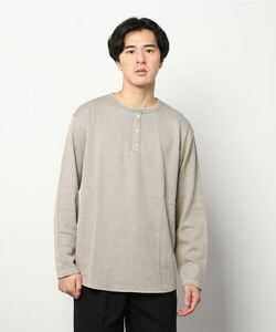 「B:MING by BEAMS」 長袖Tシャツ LARGE ベージュ メンズ