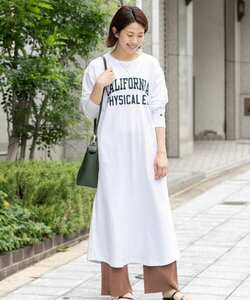 「URBAN RESEARCH Sonny Label」 Tシャツワンピース ONE ホワイト レディース