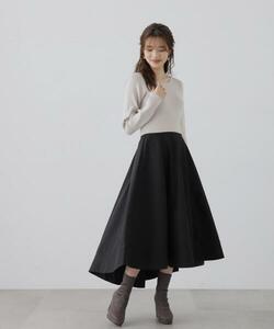 「PROPORTION BODY DRESSING」 ドッキングワンピース MEDIUM オフホワイト レディース