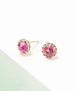 「Jewel closet by L&Co.」 ピアス（両耳用） FREE クリアレッド レディース