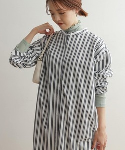 「URBAN RESEARCH DOORS」 長袖ワンピース MEDIUM ネイビー レディース