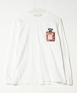 「rehacer」 長袖Tシャツ MEDIUM ホワイト メンズ