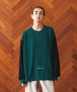 「SHAREEF」 長袖Tシャツ 1 グリーン メンズ