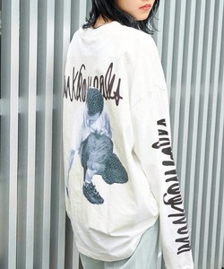 「Mark Gonzales」 長袖Tシャツ FREE ホワイト メンズ