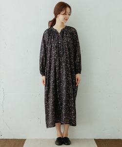 「URBAN RESEARCH DOORS」 長袖ワンピース ONE ネイビー レディース